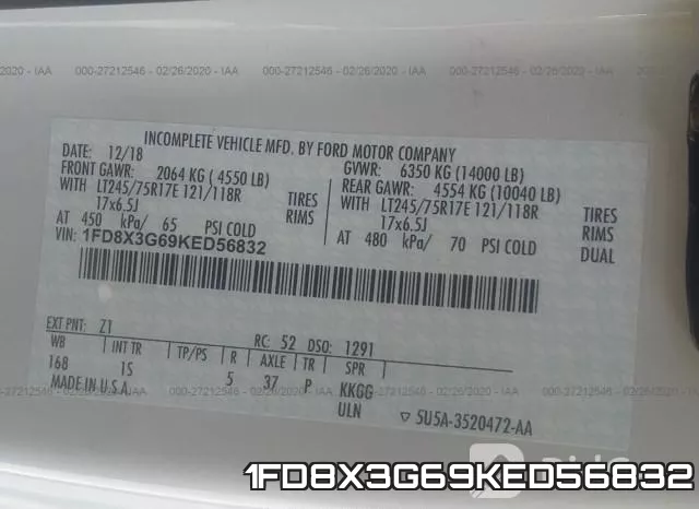 1FD8X3G69KED56832 фото 10