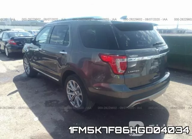 1FM5K7F86HGD04034 фото 4