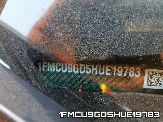 1FMCU9GD5HUE19783 фото 2