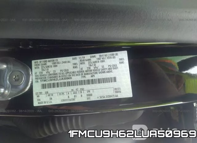 1FMCU9H62LUA50969 фото 10