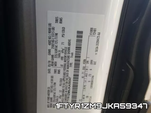 1FTYR1ZM9JKA59347 фото 2