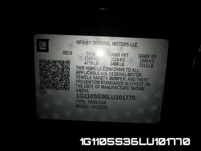 1G1105S36LU101770 фото 2