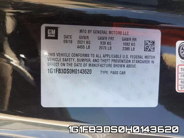 1G1FB3DS0H0143620 фото 2