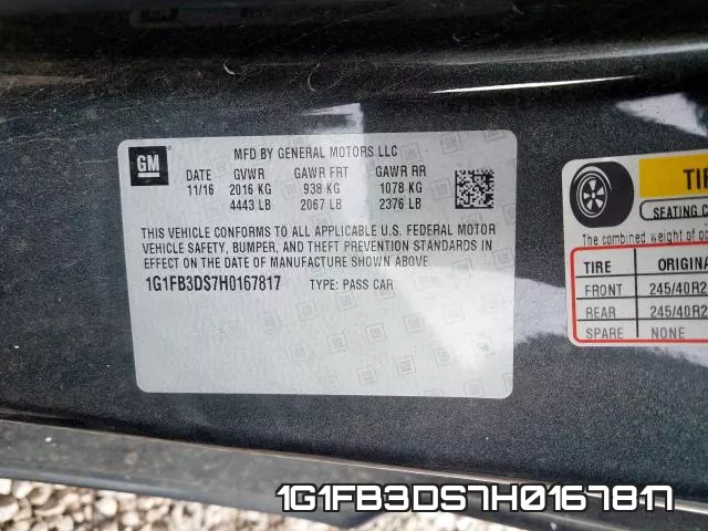 1G1FB3DS7H0167817 фото 2
