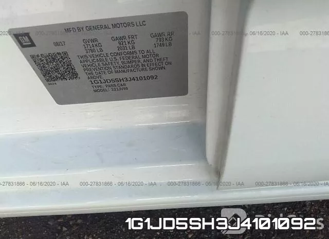 1G1JD5SH3J4101092 фото 10