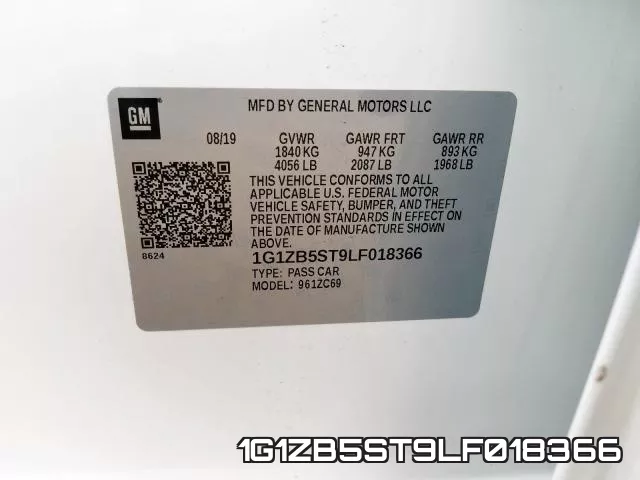 1G1ZB5ST9LF018366 фото 2