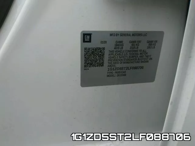 1G1ZD5ST2LF088706 фото 2
