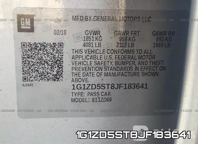 1G1ZD5ST8JF183641 фото 10