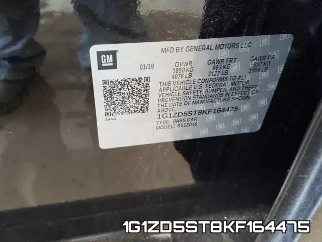 1G1ZD5ST8KF164475 фото 2