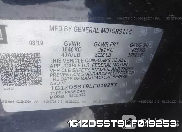1G1ZD5ST9LF019253 фото 10