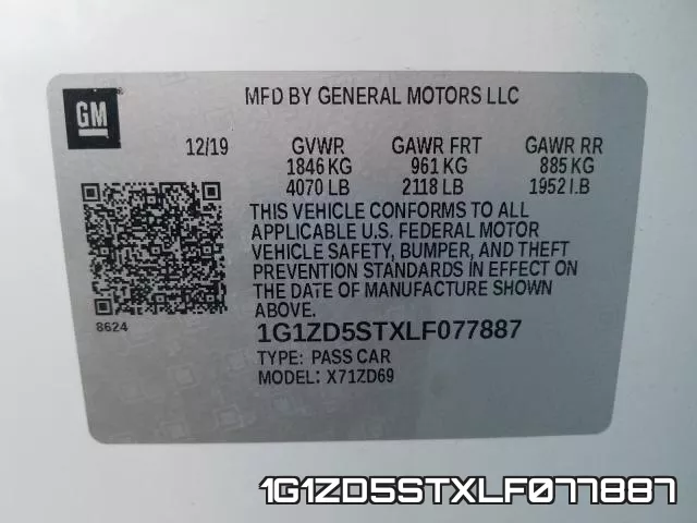 1G1ZD5STXLF077887 фото 2