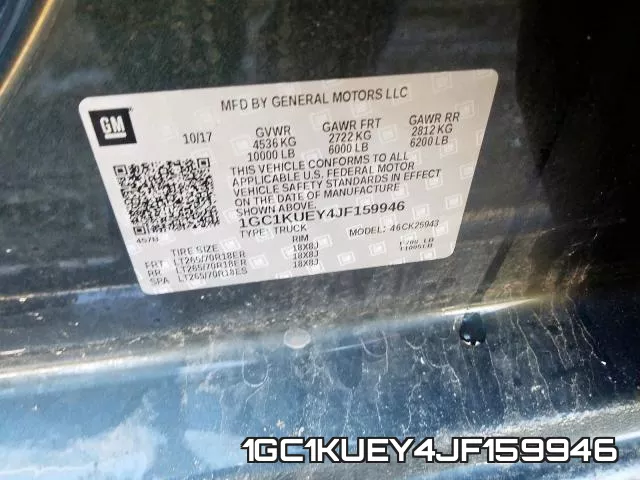 1GC1KUEY4JF159946 фото 2