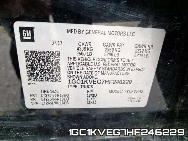 1GC1KVEG7HF246229 фото 2