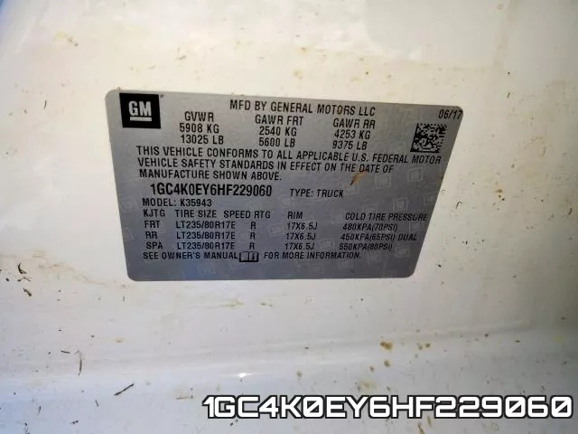 1GC4K0EY6HF229060 фото 2