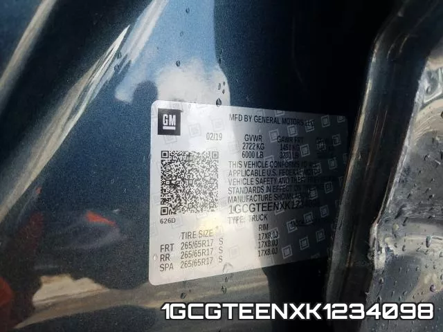 1GCGTEENXK1234098 фото 2