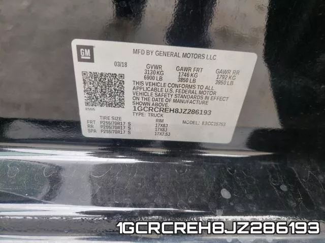 1GCRCREH8JZ286193 фото 2