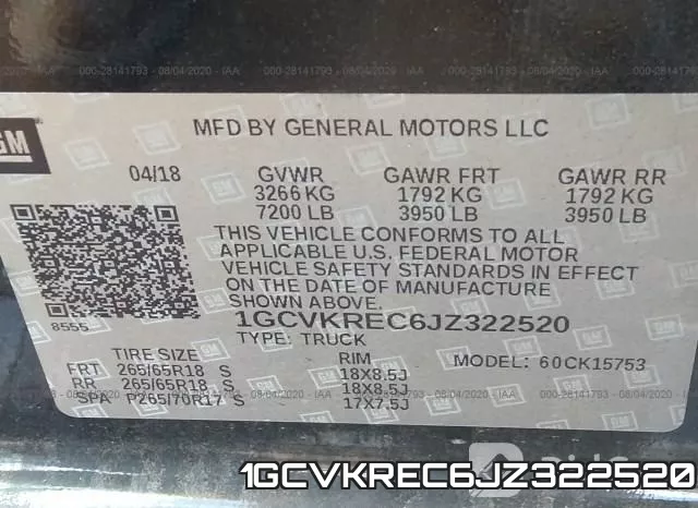 1GCVKREC6JZ322520 фото 10