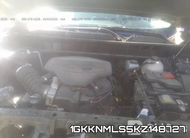 1GKKNMLS5KZ148727 фото 2