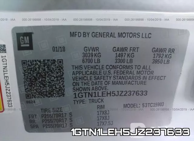 1GTN1LEH5JZ237633 фото 10
