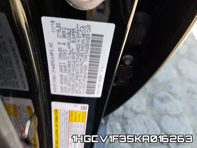 1HGCV1F35KA016263 фото 2