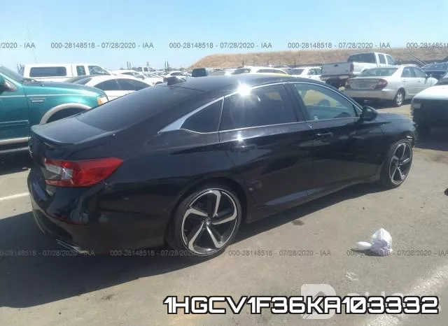 1HGCV1F36KA103332 фото 5
