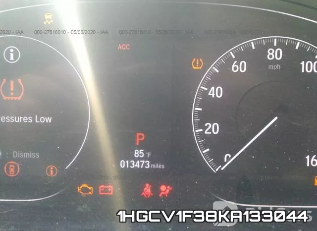 1HGCV1F38KA133044 фото 8