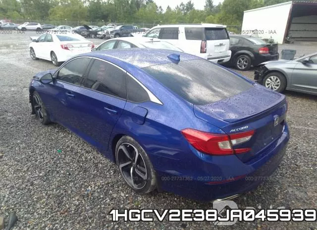 1HGCV2E38JA045939 фото 4