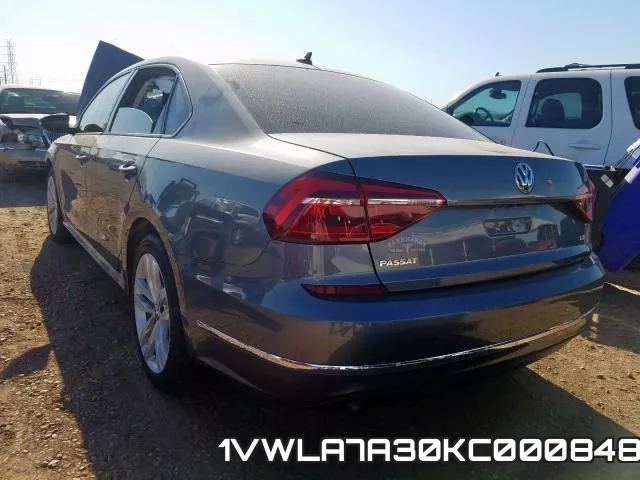 1VWLA7A30KC000848 фото 4