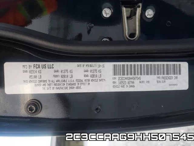 2C3CCAAG9HH507545 фото 2