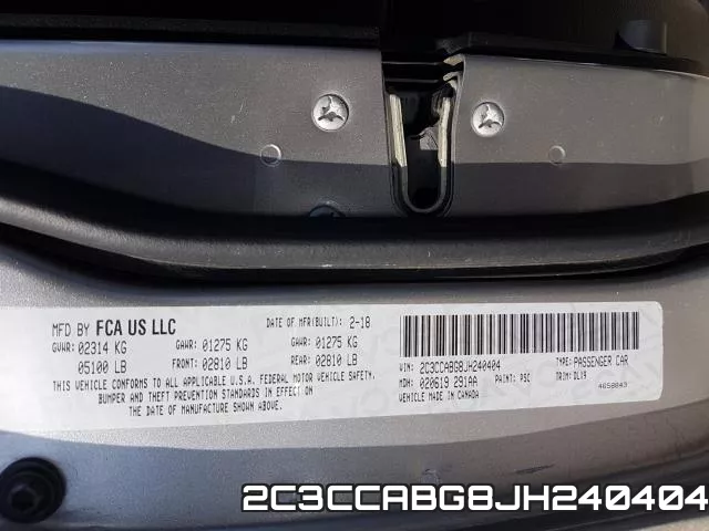 2C3CCABG8JH240404 фото 2