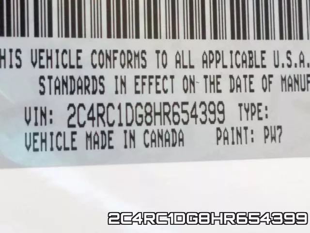 2C4RC1DG8HR654399 фото 2