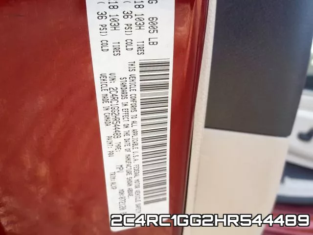 2C4RC1GG2HR544489 фото 2