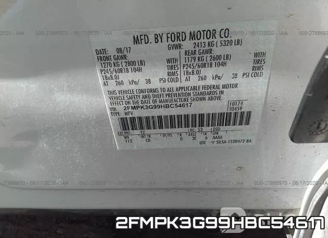 2FMPK3G99HBC54617 фото 10