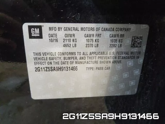 2G11Z5SA9H9131466 фото 2