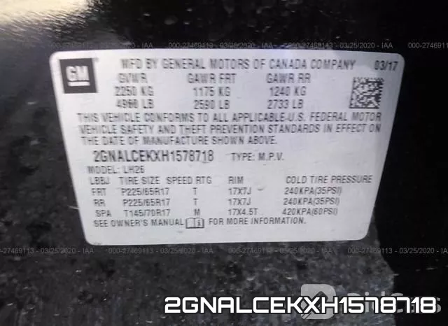 2GNALCEKXH1578718 фото 10