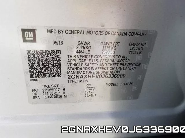 2GNAXHEV0J6336900 фото 2