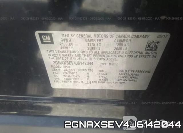 2GNAXSEV4J6142044 фото 10