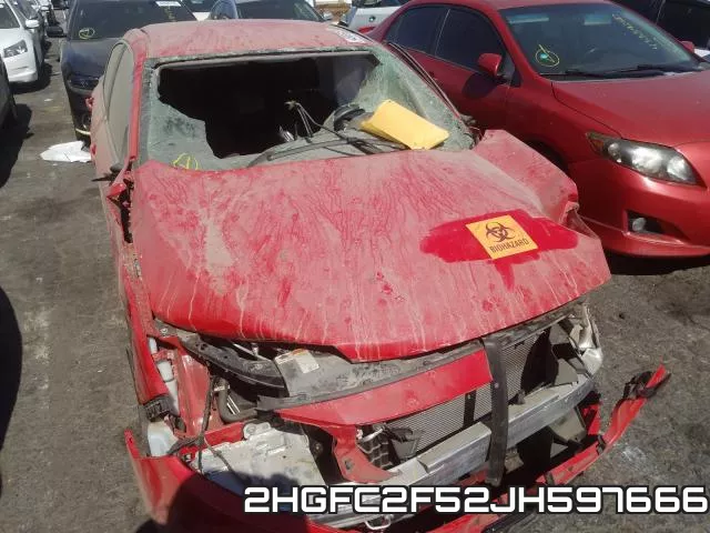2HGFC2F52JH597666 фото 10
