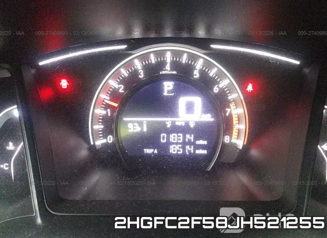 2HGFC2F58JH521255 фото 8