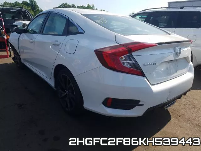 2HGFC2F86KH539443 фото 4