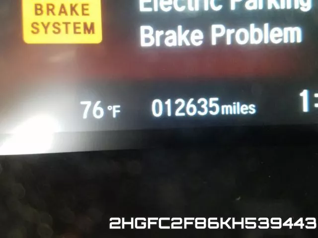 2HGFC2F86KH539443 фото 9