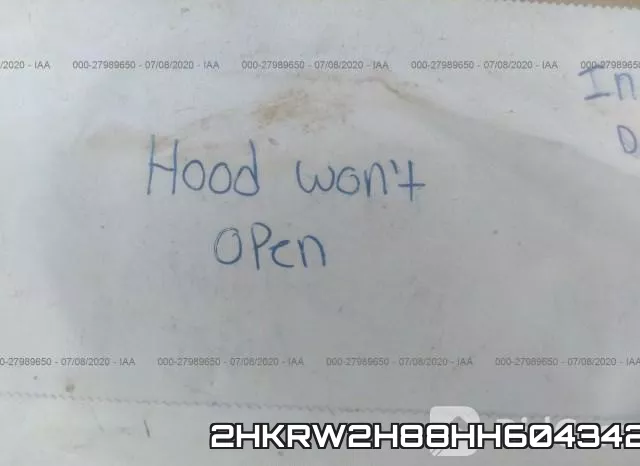 2HKRW2H88HH604342 фото 2