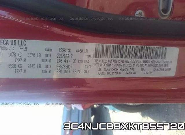 3C4NJCBBXKT855720 фото 9