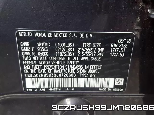 3CZRU5H39JM720686 фото 2