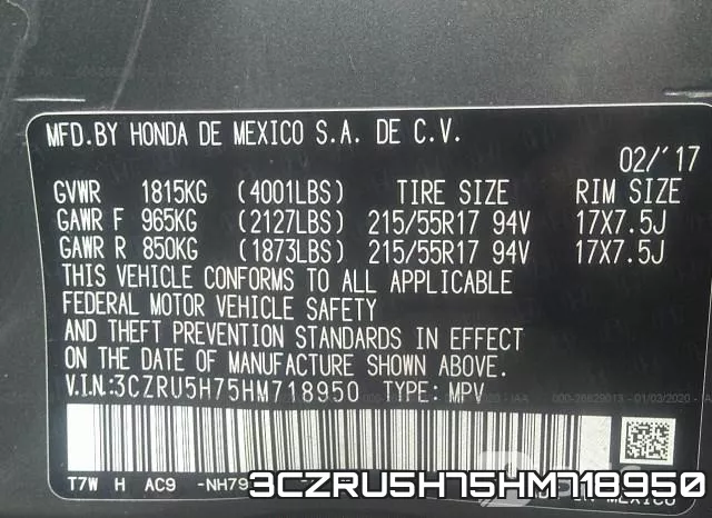 3CZRU5H75HM718950 фото 10