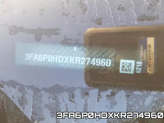 3FA6P0HDXKR274960 фото 2