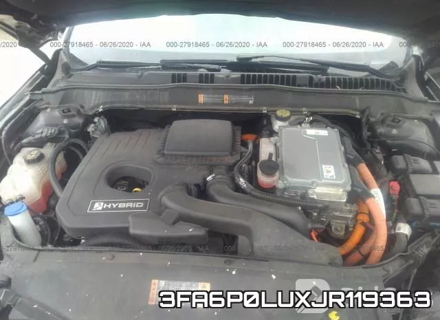 3FA6P0LUXJR119363 фото 2