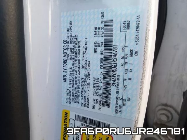 3FA6P0RU6JR246781 фото 2