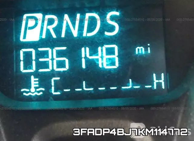 3FADP4BJ7KM114772 фото 8