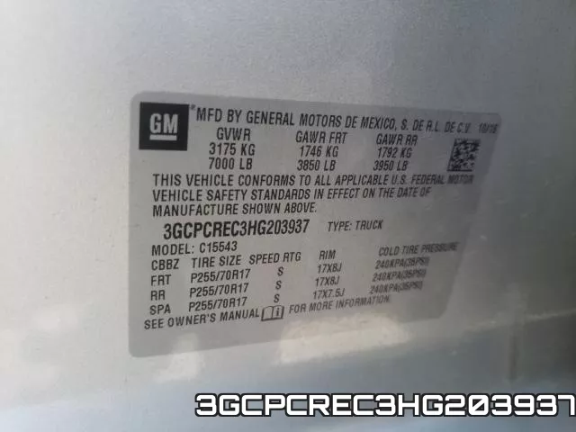 3GCPCREC3HG203937 фото 2